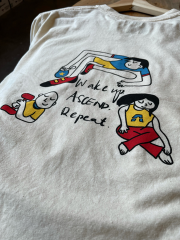 ASCEND Climbing ascending AAA logo T-Shirt