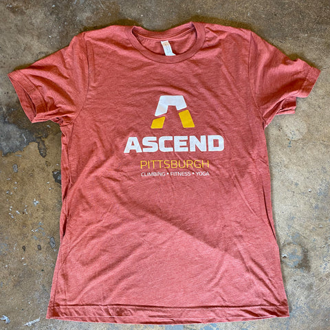 ASCEND Pittsburgh Climbing, Fitness Yoga - Graphic T-Shirt