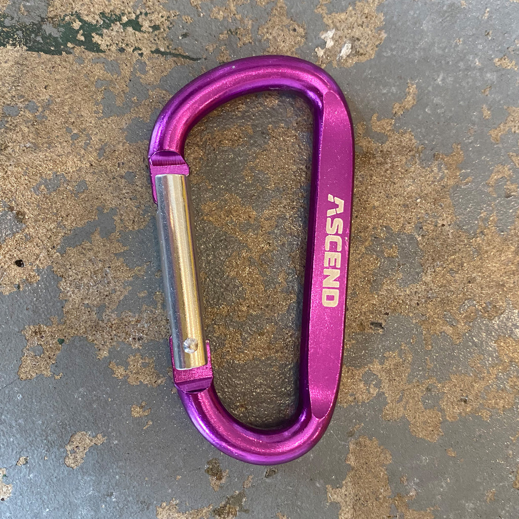 Keychain Carabiner - w/ ASCEND text logo – ASCEND Climbing