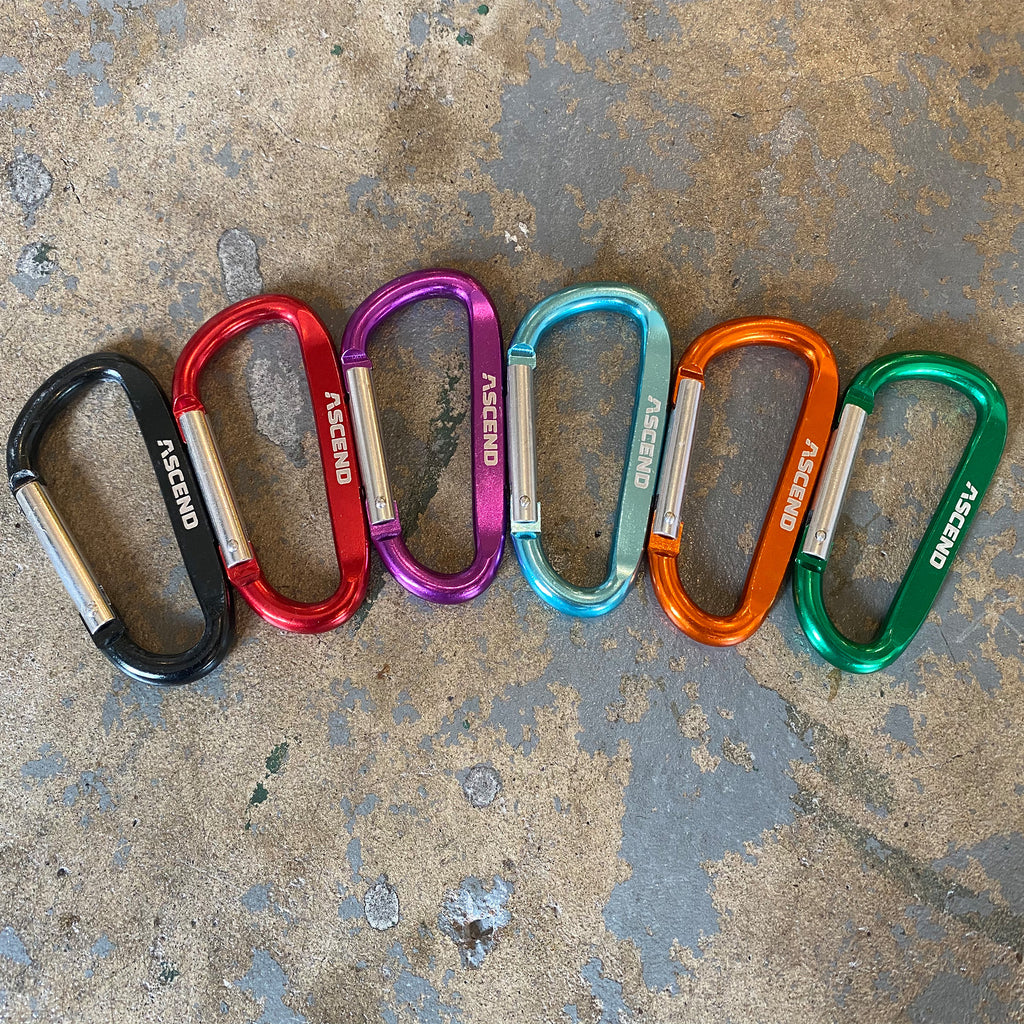 Keychain Carabiner - w/ ASCEND text logo – ASCEND Climbing